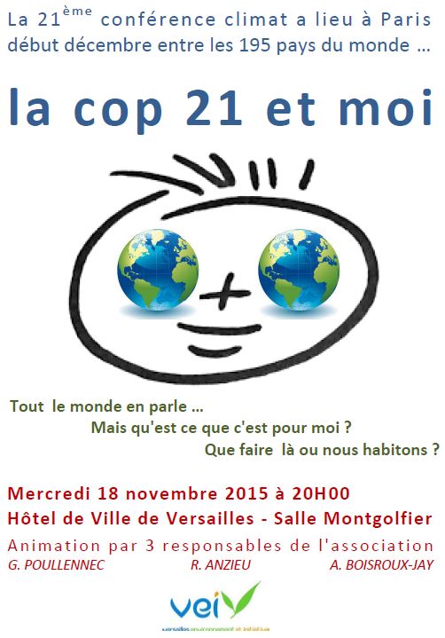 La COP 21 et moi