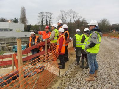 Travaux station d'épuration